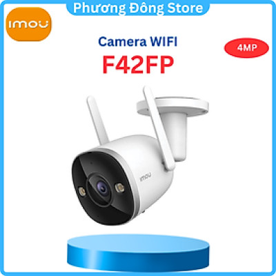 CAMERA WIFI IMOU NGOÀI TRỜI F42FP 4MP 2K TÍCH HỢP MIC - CÓ MÀU BAN ĐÊM - HÀNG CHÍNH HÃNG