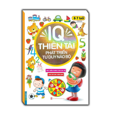 Sách - IQ Thiên Tài - Phát Triển Tư Duy Não Bộ Cho Bé - 5 - 6 Tuổi + 6 - 7 Tuổi - Combo 2 Cuốn - Minh Thắng