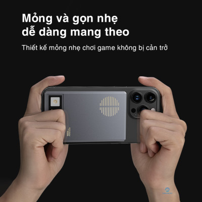 Pin sạc dự phòng không dây 10000mAh sạc nhanh PD 20W Rockspace Retro Magnetic Wireless - hàng chính hãng bảo hành 12 tháng