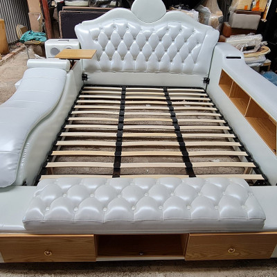 Giường ngủ massage cao cấp Tundo nhiều hộc tiện lợi 