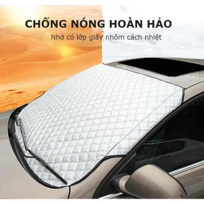Tấm chắn nắng ô tô Mazda 2 3 Lớp Cao Cấp Chắn Nắng Cản Nhiệt