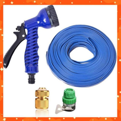 Bộ dây vòi xịt rửa xe, tưới cây, dọn dẹp nhà cửa 3-5m (cút đồng nối nhựa xanh) 206843
