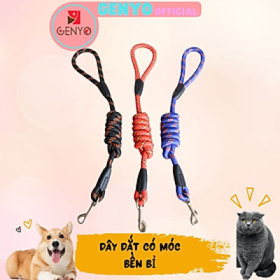 Dây dắt chó mèo sợi tròn chắc chắn (màu giao ngẫu nhiên )