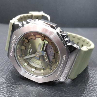 Đồng Hồ Nữ Dây Nhựa Casio G-Shock GM-S2100-3ADR Chính Hãng - GM-S2100-3A
