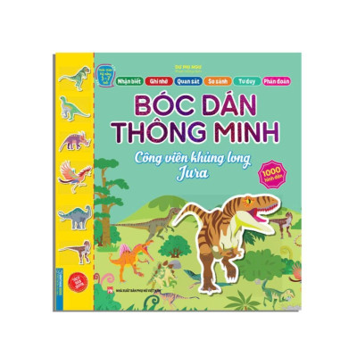 Sách - Bóc Dán Thông Minh - Giao Thông Sôi Động, Động Vật Đáng Yêu, Công Viên Khủng Long, Rau Củ Quả Yummy - Combo 4 Cuốn - Minh Thắng