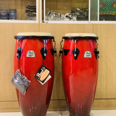 Trống conga Pearl bộ 2 trống 10” và 11” Hàng Chính Hãng