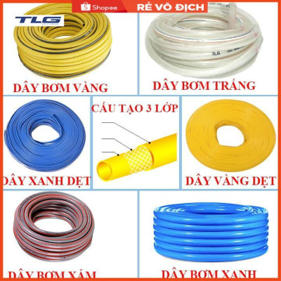 Bộ dây vòi xịt nước rửa xe, tưới cây tăng áp 3 lần,loại 20M (nối đồng nhựa đen) 206317