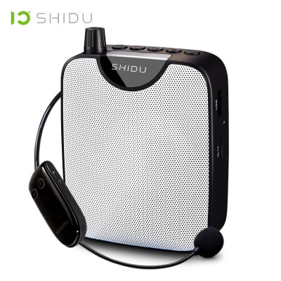 Máy Trợ Giảng Shidu M500 Kèm Micro Không Dây UHF Chống Hú  Công Suất Loa 10W Tích Hợp Cổng AUX, USB Dung Lượng Pin Lớn 1800mAh - Hàng Chính Hãng