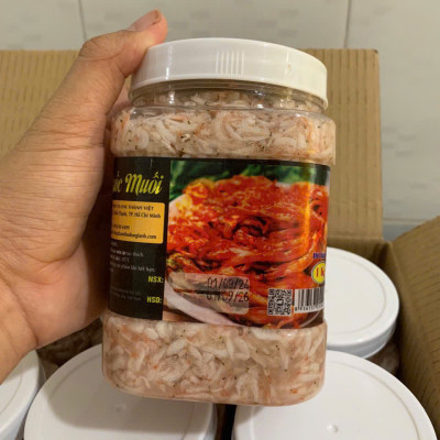 RUỐC MUỐI (mắm tép) THÀNH VIỆT LOẠI 1KG - 5KG - 20KG DÙNG LÀM KIM CHI HQ - 새우젓