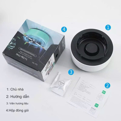 Gạt Tàn Không Khói Thông Minh Cho Không Khí Trong Lành, Hút Khói Hiệu Quả, ĐÈN TRANG TRÍ , ĐỒNG HỒ TREO TƯỜNG