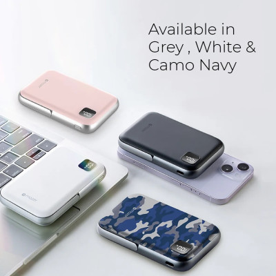 Pin sạc dự phòng cho iPhone và Androids Mazer MagAir 16 Magnetic 15W 10000mAh USB-C PD20W - Hàng Chính Hãng