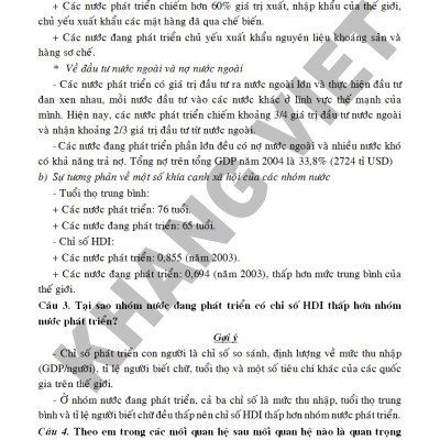 Bồi Dưỡng Học Sinh Giỏi Địa Lí 11_KV