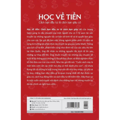 Sách - Học Về Tiền - Cách Bạn Đầu Tư Là Cách Bạn Giàu Có - MCBooks