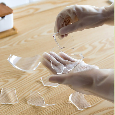 Găng Tay Cao Su Tự Nhiên Chống Đâm Thủng và Xé Rách Dùng Rửa Chén, Giặt Đồ, Vệ Sinh Nhà Cửa
