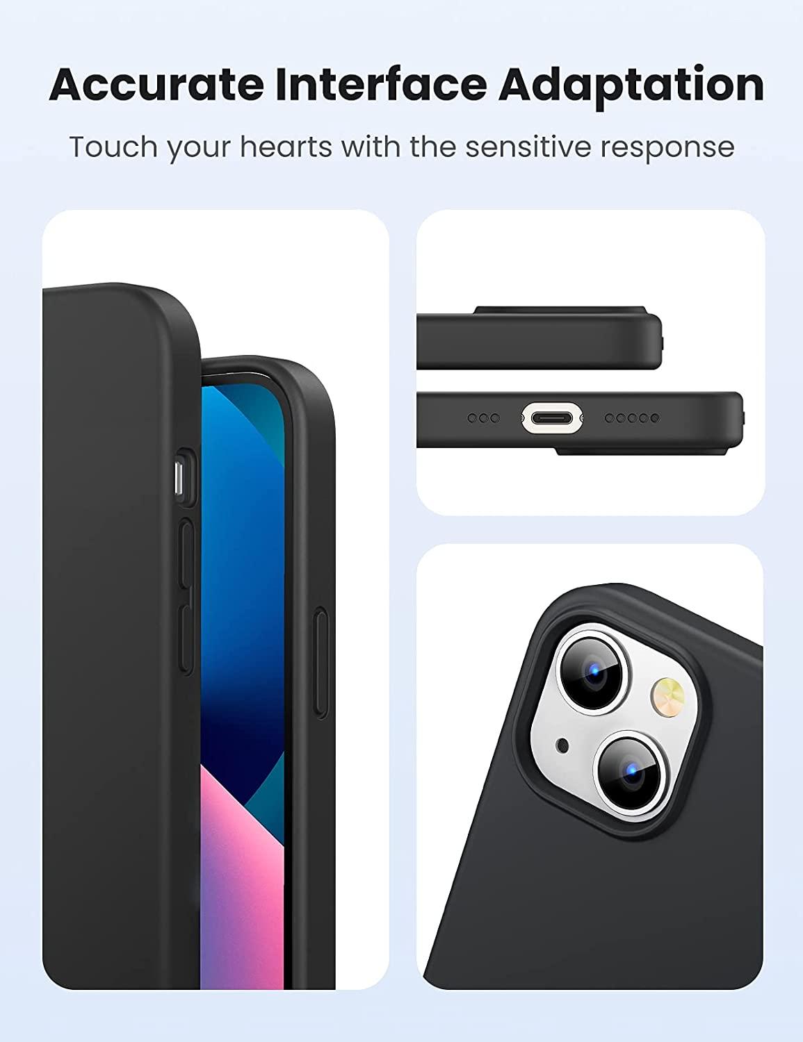 Ugreen UG80673LP544TK Màu Đen Silicone Ốp Lưng Iphone 13 6.1inch - HÀNG CHÍNH HÃNG
