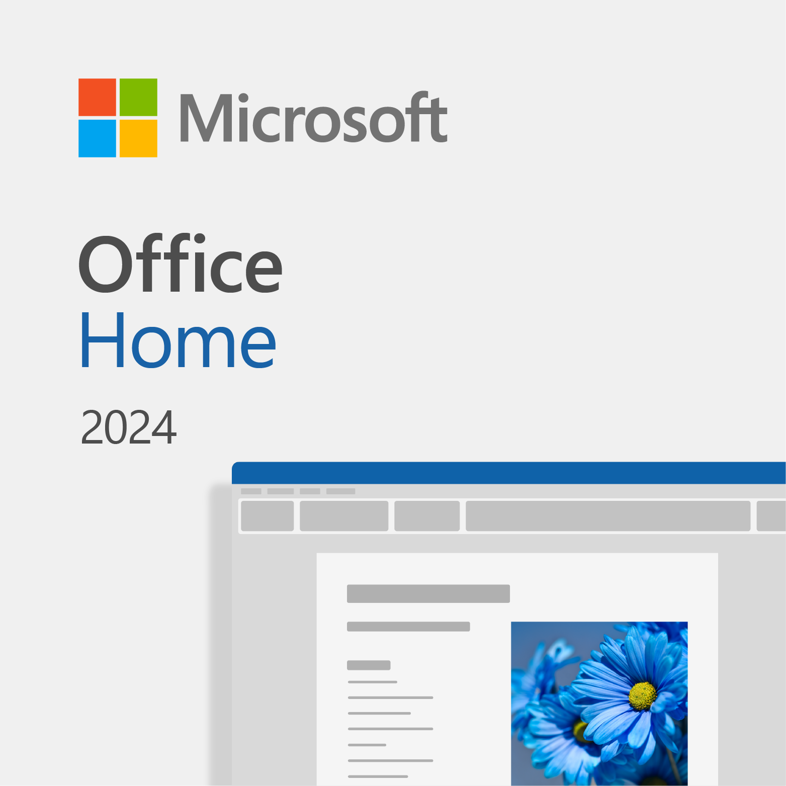 KEY ĐIỆN TỬ Phần mềm Office Home 2024 (EP2-06796) | Dùng vĩnh viễn | Dành cho 1 thiết bị | Word, Excel, PowerPoint