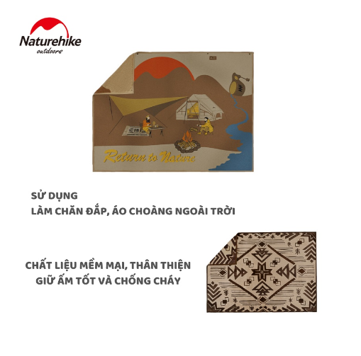 Chăn chống cháy dã ngọai NatureHike CNH22JU017