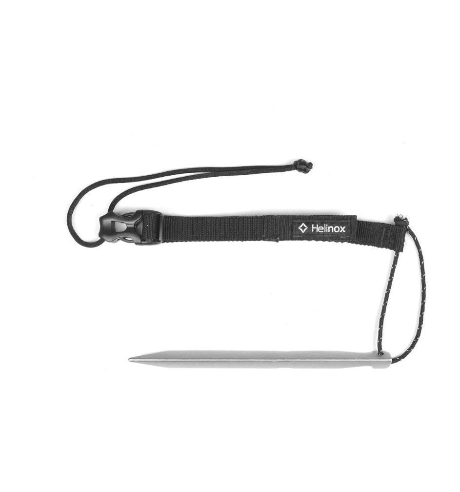 Phụ kiện cọc neo ghế Helinox Chair Anchor (Strap & Peg) - Black