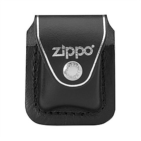 Bao da đựng bật lửa Zippo màu đen