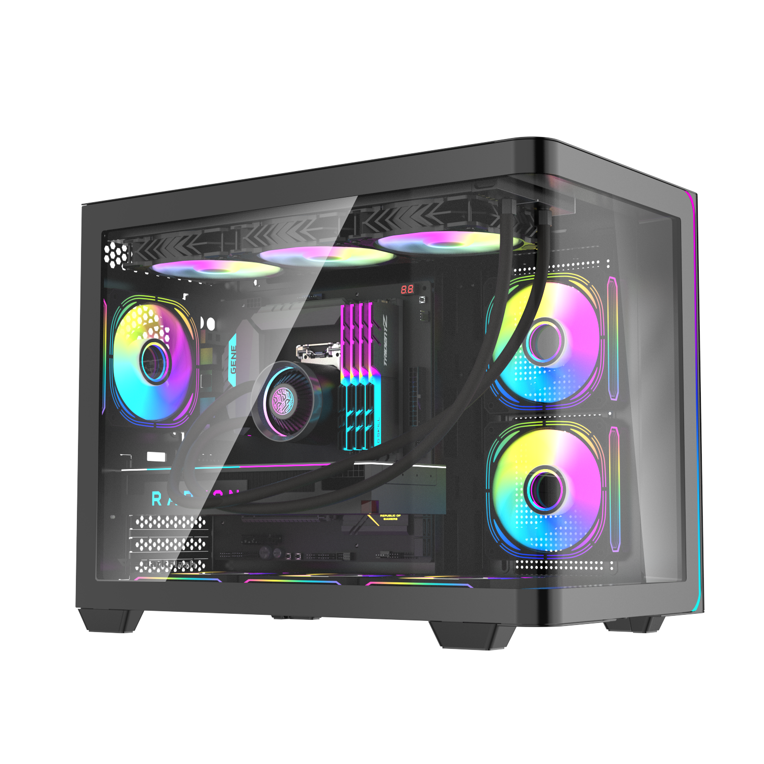 VỎ CASE MÁY TÍNH DARKFLASH L285M (Full M-ATX) - Hàng chính hãng