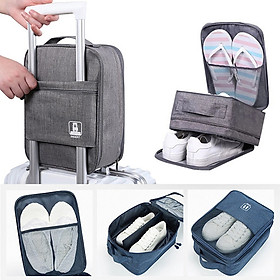 Túi Đựng Giày Dép Du Lịch HENRYSA , Gắn Vali Du Lịch - Túi Đựng Giày Dép Thể  Thao Tiện Dụng 3 Ngăn Chống Nước