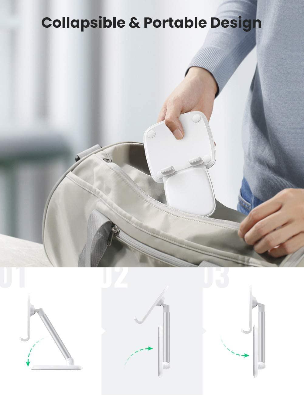Ugreen UG80192LP287TK 4.7 - 7.9 inch Màu Trắng Giá đỡ điện thoại thông minh - HÀNG CHÍNH HÃNG