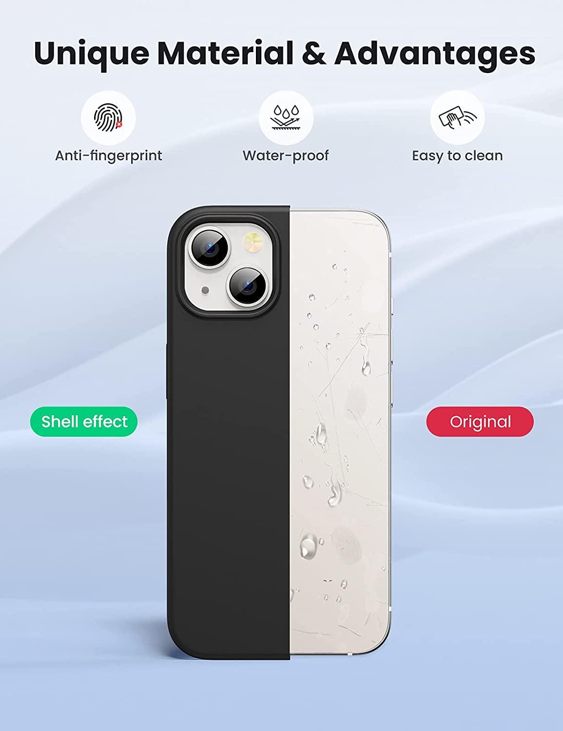 Ugreen UG80673LP544TK Màu Đen Silicone Ốp Lưng Iphone 13 6.1inch - HÀNG CHÍNH HÃNG