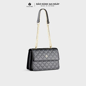 Túi Yuumy ( Thời trang nữ thiết kế trần trám size 22 - Túi đeo chéo da Seasand YN136 )