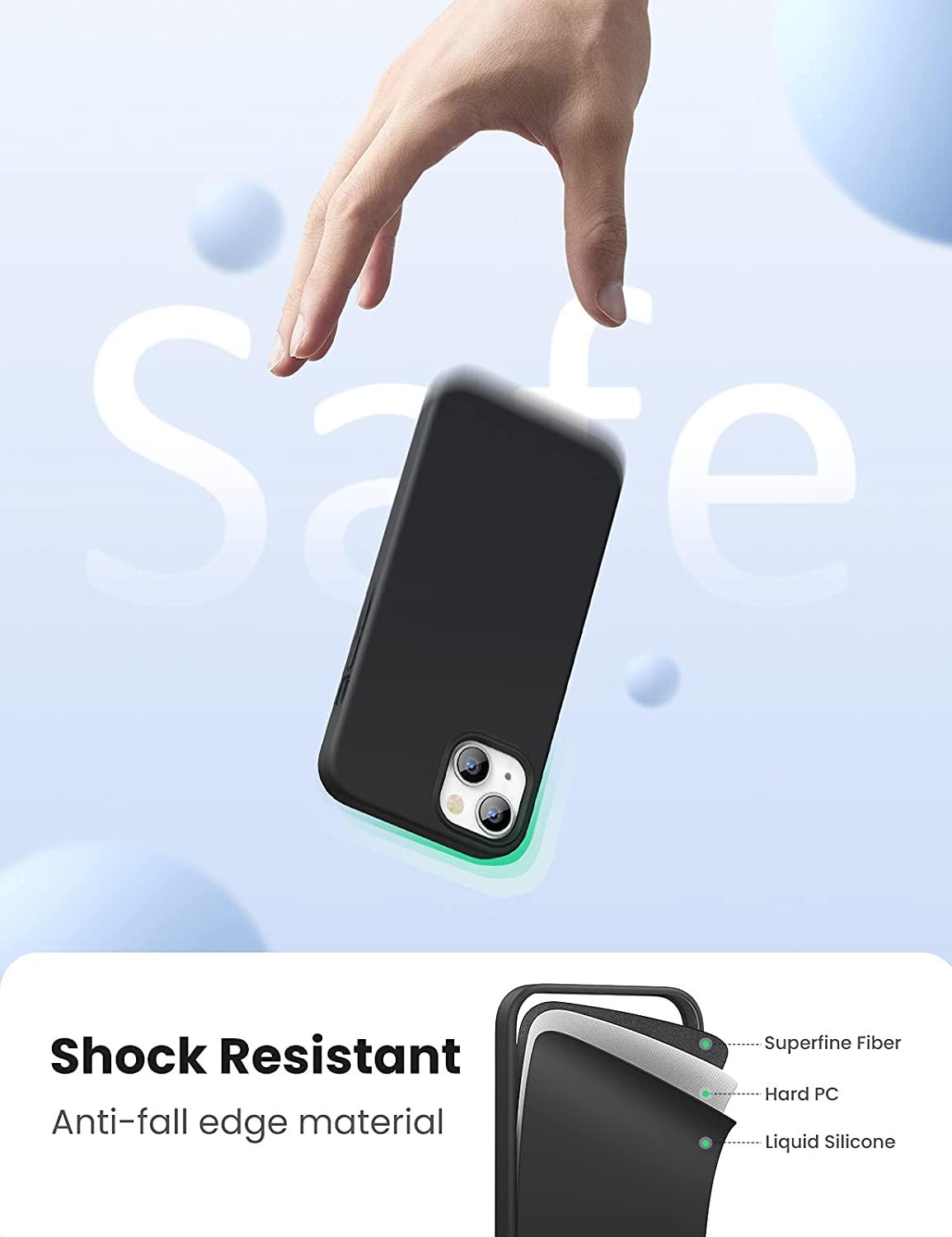 Ugreen UG80673LP544TK Màu Đen Silicone Ốp Lưng Iphone 13 6.1inch - HÀNG CHÍNH HÃNG