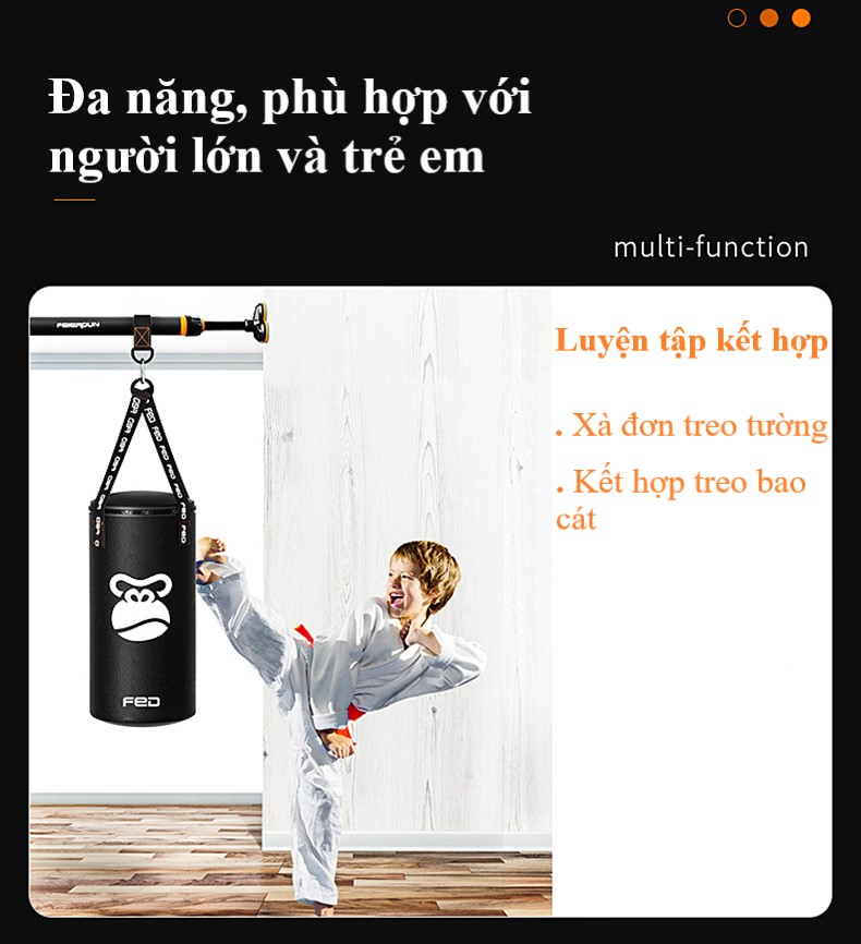 Bao đấm, bao cát treo xà trẻ em FED-XM0115