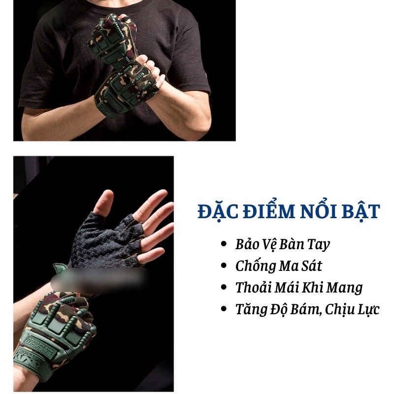 Bao tay hở ngón thể thao cho nam và nữ , họa tiết rằn ri , lớp cao su ở mu bàn tay bảo vệ đôi tay của bạn , chống trượt rất hợp đi xe , thể thao , dã ngoại , đi phượt