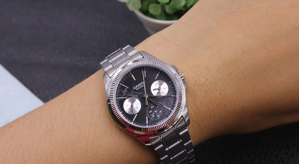 Đồng Hồ Nữ Casio LTP-2088D-1A2V Dây Kim Loại - Chống Nước Tốt