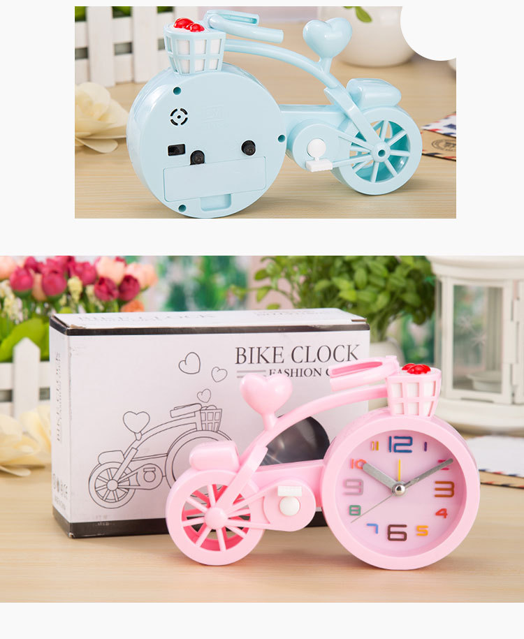 Đồng hồ để bàn hình xe đạp dễ thương thích hợp trang trí , làm quà tặng ý nghĩa - Hàng chính hãng