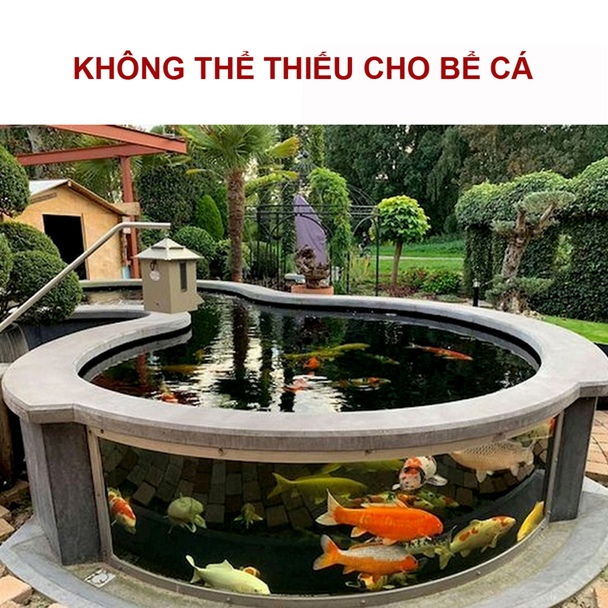 Máy bơm HA 8000 - HA10000 - HA12000 lõi trục gốm, 9 nấc chỉnh nước dùng cho bể cá, hồ cá, hòn non bộ - Máy bơm chìm cao cấp