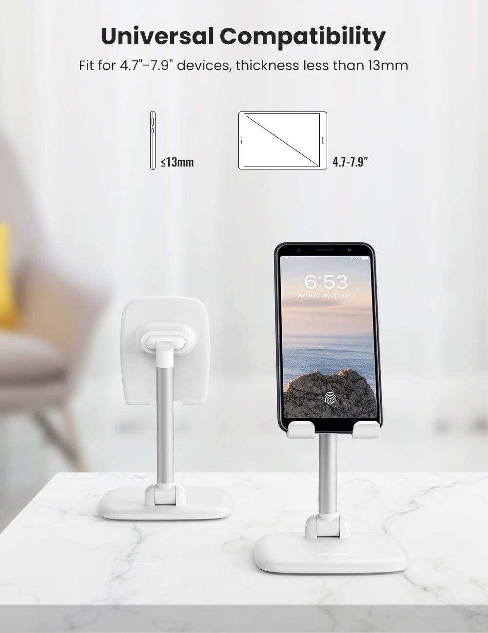 Ugreen UG80192LP287TK 4.7 - 7.9 inch Màu Trắng Giá đỡ điện thoại thông minh - HÀNG CHÍNH HÃNG