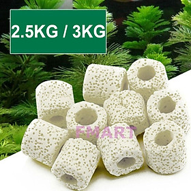 Sứ Lọc Hồ Cá 2.5/3KG vật liệu lọc nước bể cá cảnh, hồ thủy sinh cao cấp 