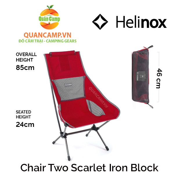 Ghế dã ngoại xếp gọn Helinox Chair Two