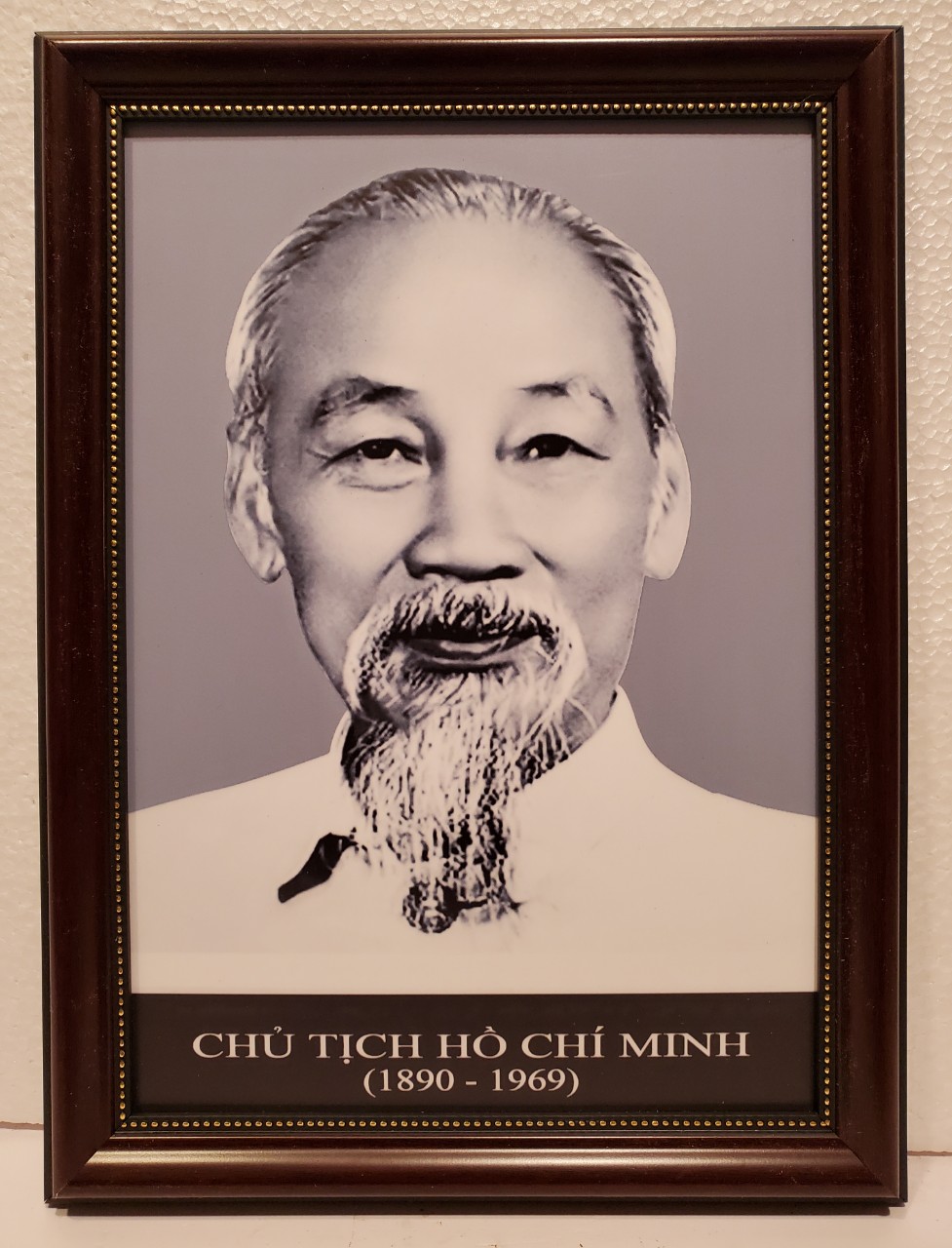 ẢNH CHÂN DUNG HỒ CHỦ TỊCH - CHÂN DUNG BÁC HỒ ( ẢNH ĐEN TRẮNG )