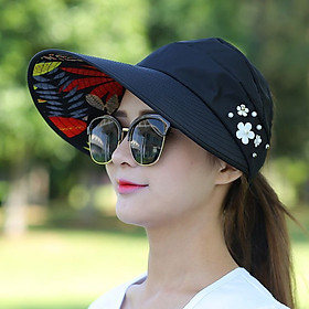 Nón mũ rộng vành đi biển chống nắng cho nữ phiên bản Hàn Quốc dona23052701