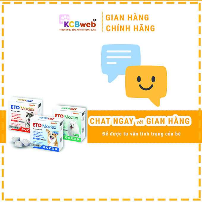 Viên nhai Eto Modex diệt ve, rận, bọ chét, bọ nhảy dành cho chó