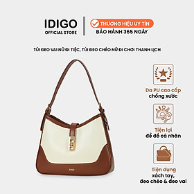 Túi đeo chéo nữ đi chơi hình thang thanh lịch IDIGO FB2 - 4321, túi xách nữ sang chảnh đi tiệc