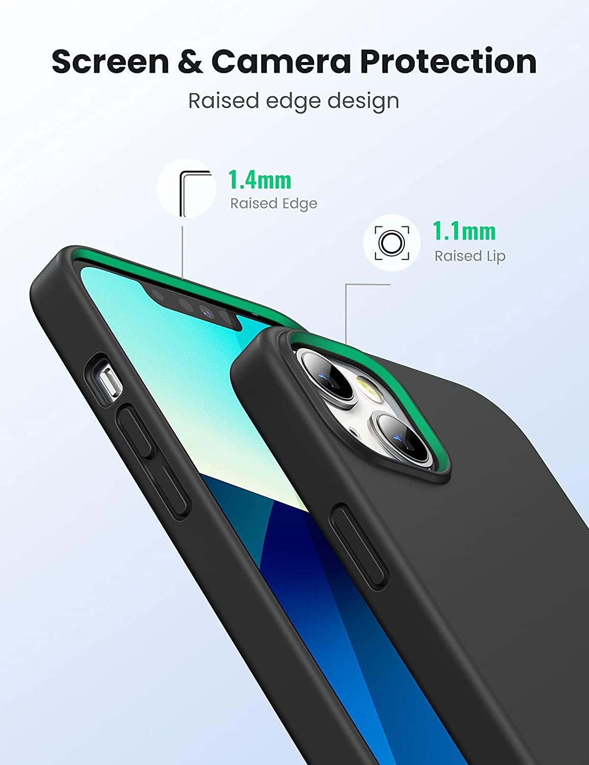 Ugreen UG80673LP544TK Màu Đen Silicone Ốp Lưng Iphone 13 6.1inch - HÀNG CHÍNH HÃNG