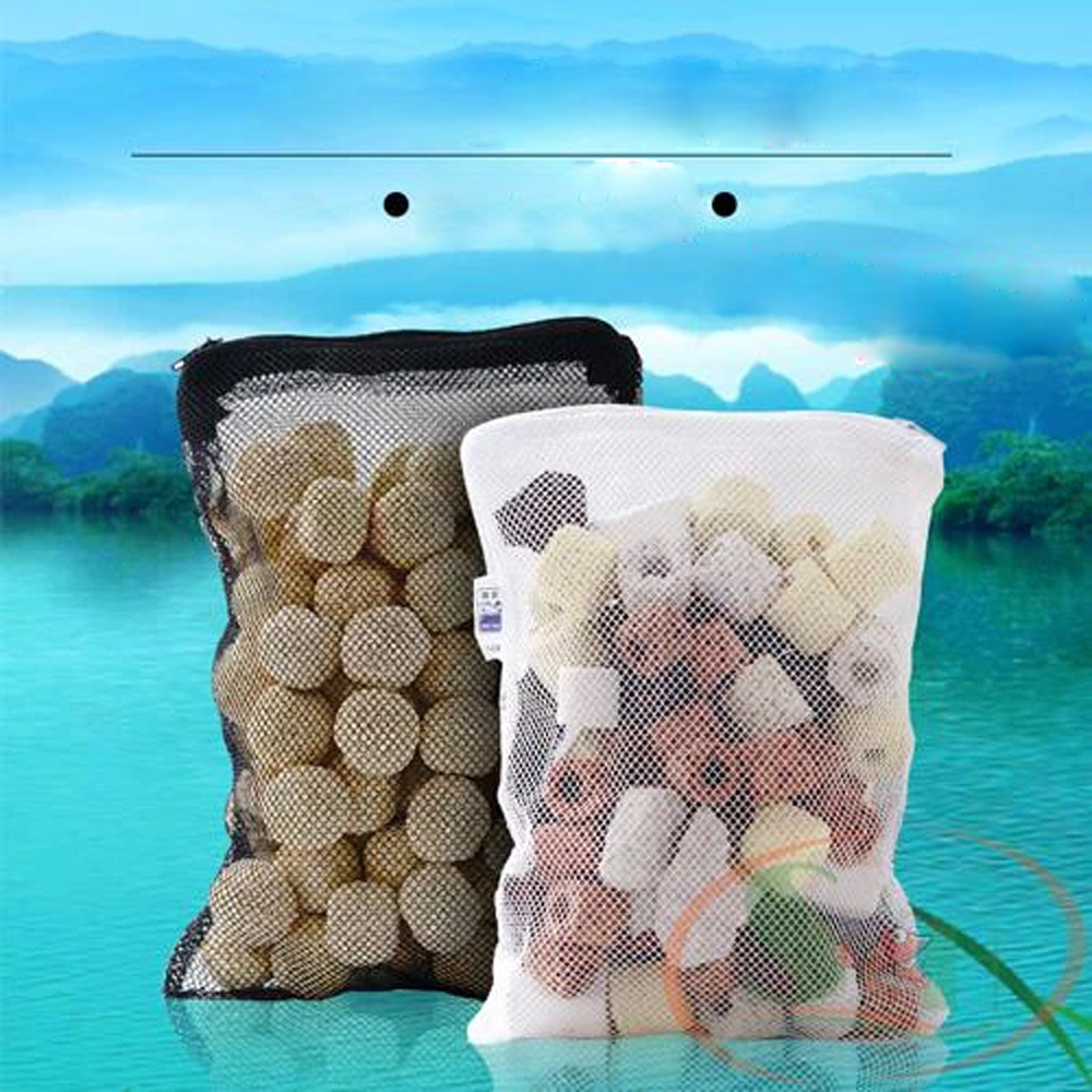 Túi đựng vật liệu lọc hồ cá SIZE TO 37 x 29cm cao cấp, dùng trong hệ thống lọc tràn hồ thủy sinh.