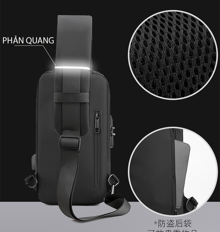 Túi đeo chéo nam phong cách mới - BEE GEE DCN9318A