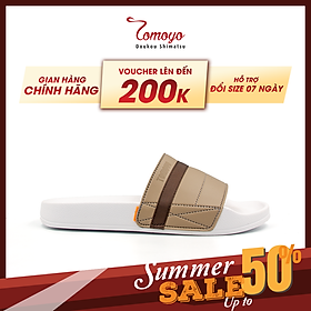 Tomoyo Dép Nam Quai Ngang Da Microfiber Siêu Nhẹ TMD312