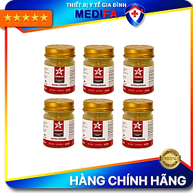 Combo 6 Lọ Dầu Cù Là Starbalm - Hà Lan (Extra Strong) 25g 