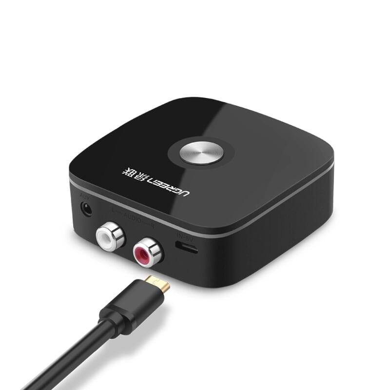 Ugreen UG30445CM123TK BT 4.1 màu Đen Bộ nhận âm thanh Bluetooth chuẩn Bông sen - HÀNG CHÍNH HÃNG