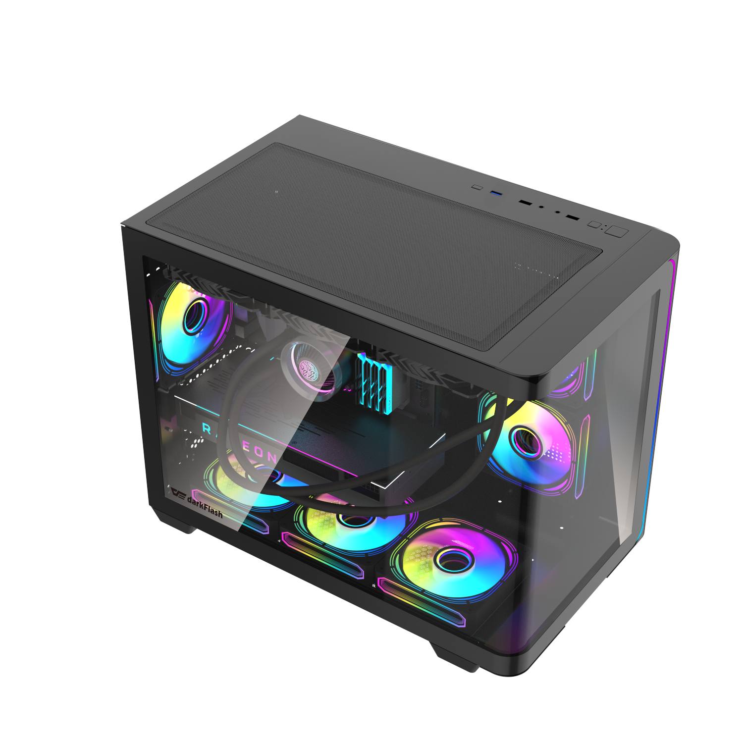 VỎ CASE MÁY TÍNH DARKFLASH L285M (Full M-ATX) - Hàng chính hãng