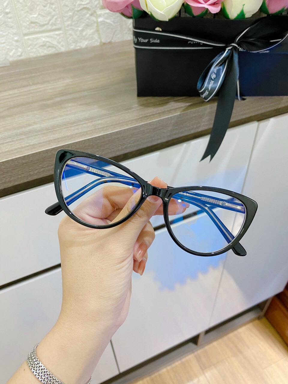 Kính Mát Thời Trang Mắt Mèo Cao Cấp Cho Nữ