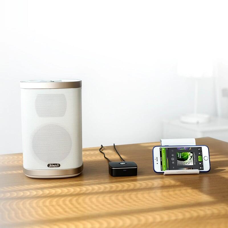 Ugreen UG30445CM123TK BT 4.1 màu Đen Bộ nhận âm thanh Bluetooth chuẩn Bông sen - HÀNG CHÍNH HÃNG